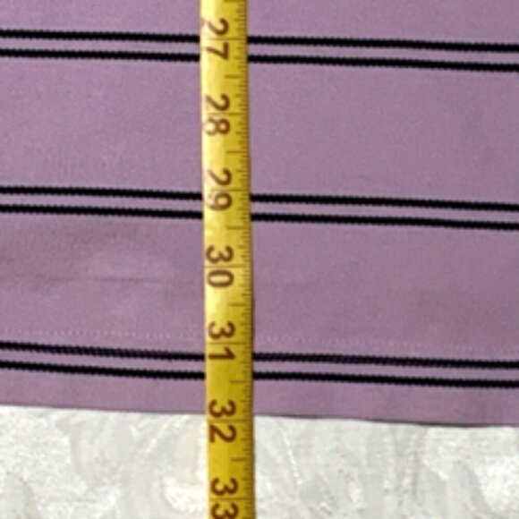 Brooks Brothers Mens Striped Polo Shirt Size M Cotton Purple Short Sleeve Shirt - Picture 9 of 9